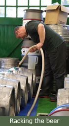 FILO Brewerey - racking the beer